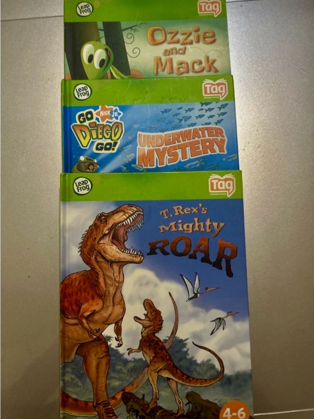 Lot of 3 Leapfrog Tag Reader Hardcover Interactive Reading Books